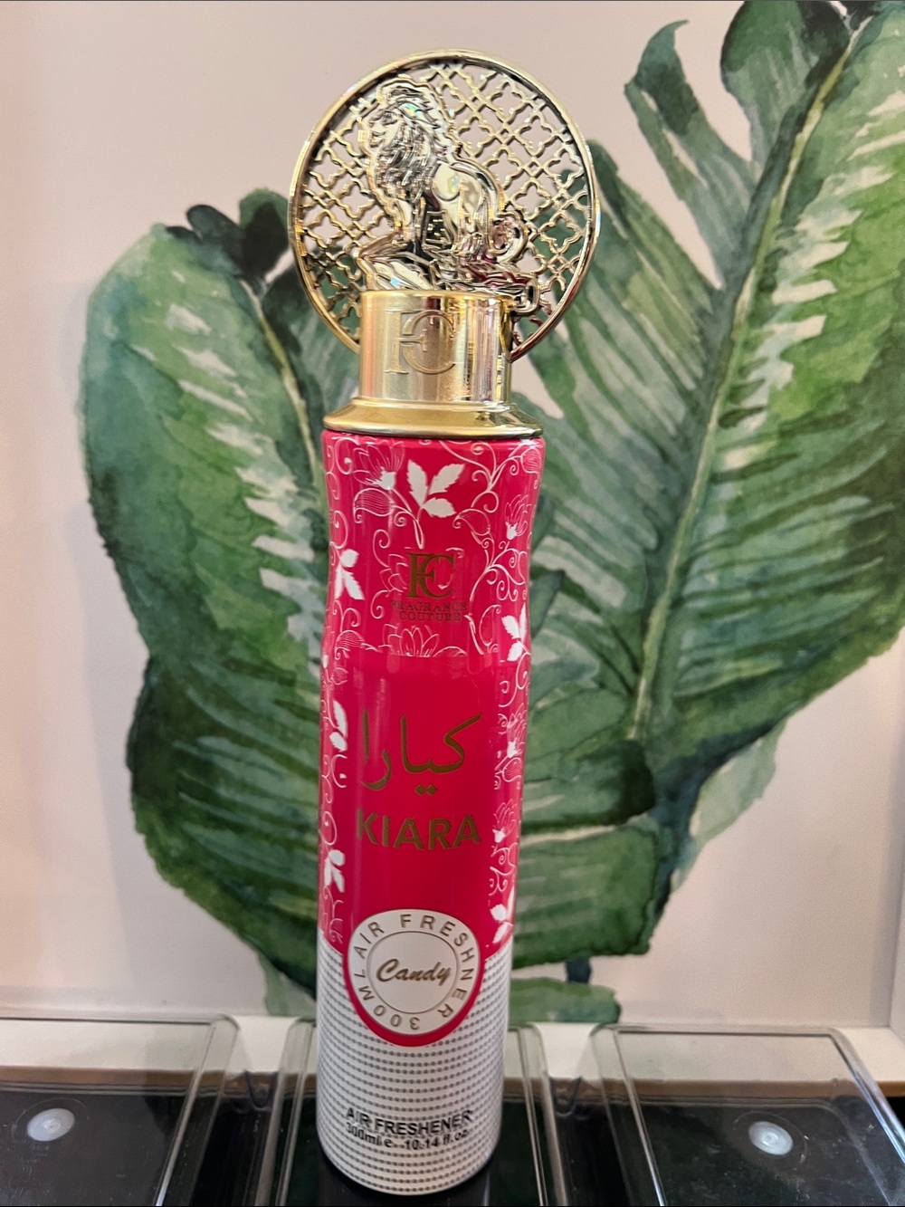 Kiara Pink & Gold Decorative Air Freshener Spray